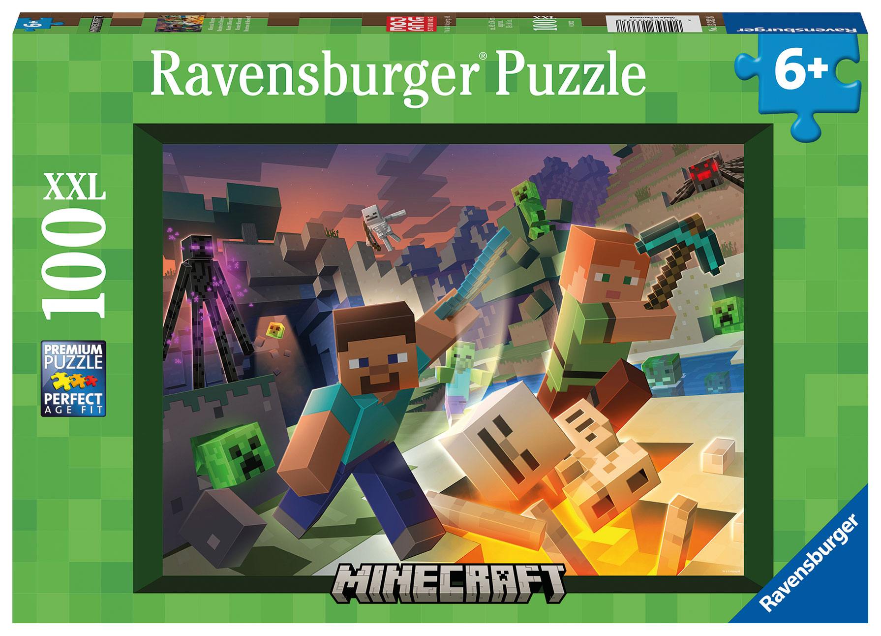 Minecraft Jigsaw Monster Minecraft (100 pieces) - MangaShop.ro