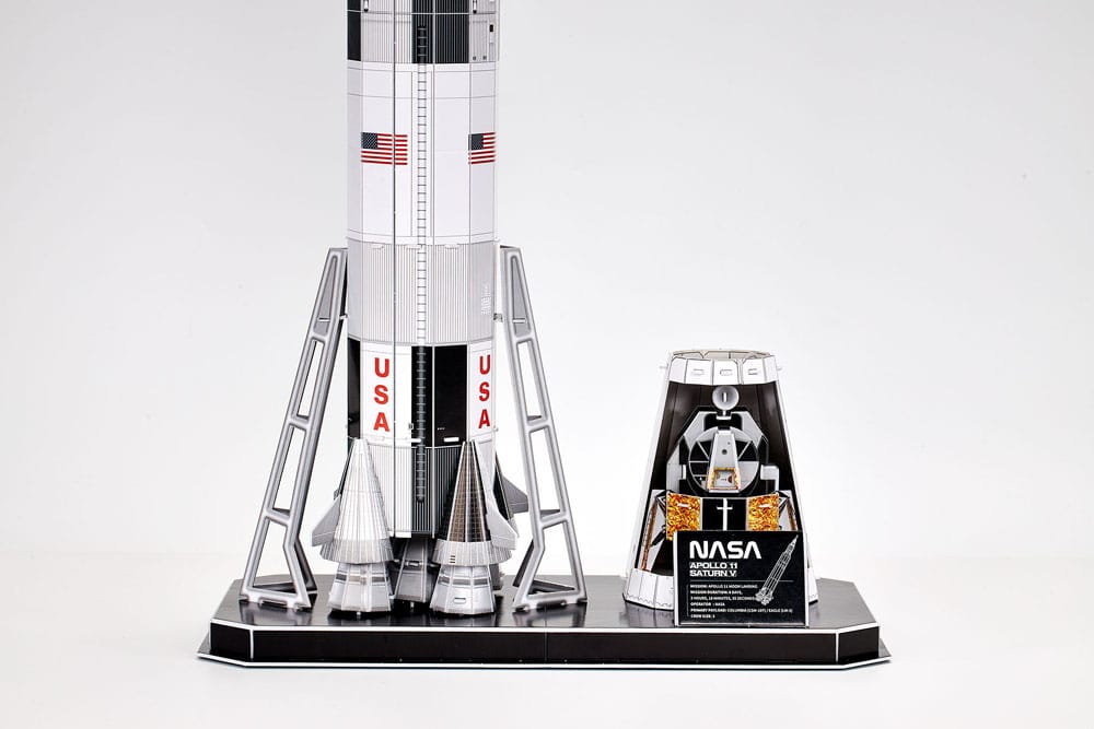 NASA 3D Puzzle Apollo 11 Saturn V 81 cm - MangaShop.ro