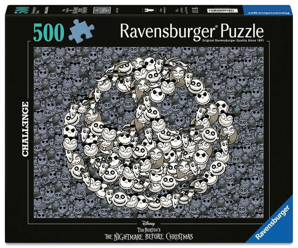 The Nightmare Before Christmas Challenge Jigsaw Puzzle King of Fright (500 pieces) - MangaShop.ro