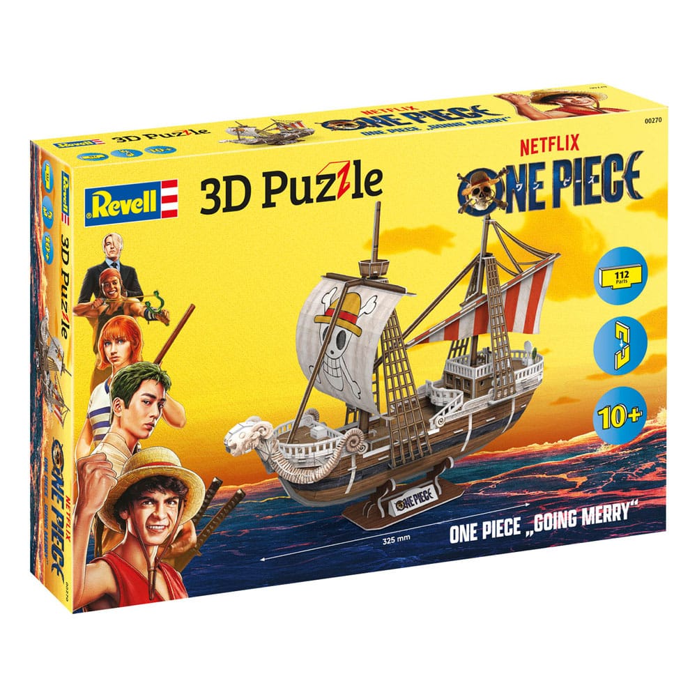 One Piece 3D Puzzle Flying Lamb / Going Merry 32 cm - MangaShop.ro