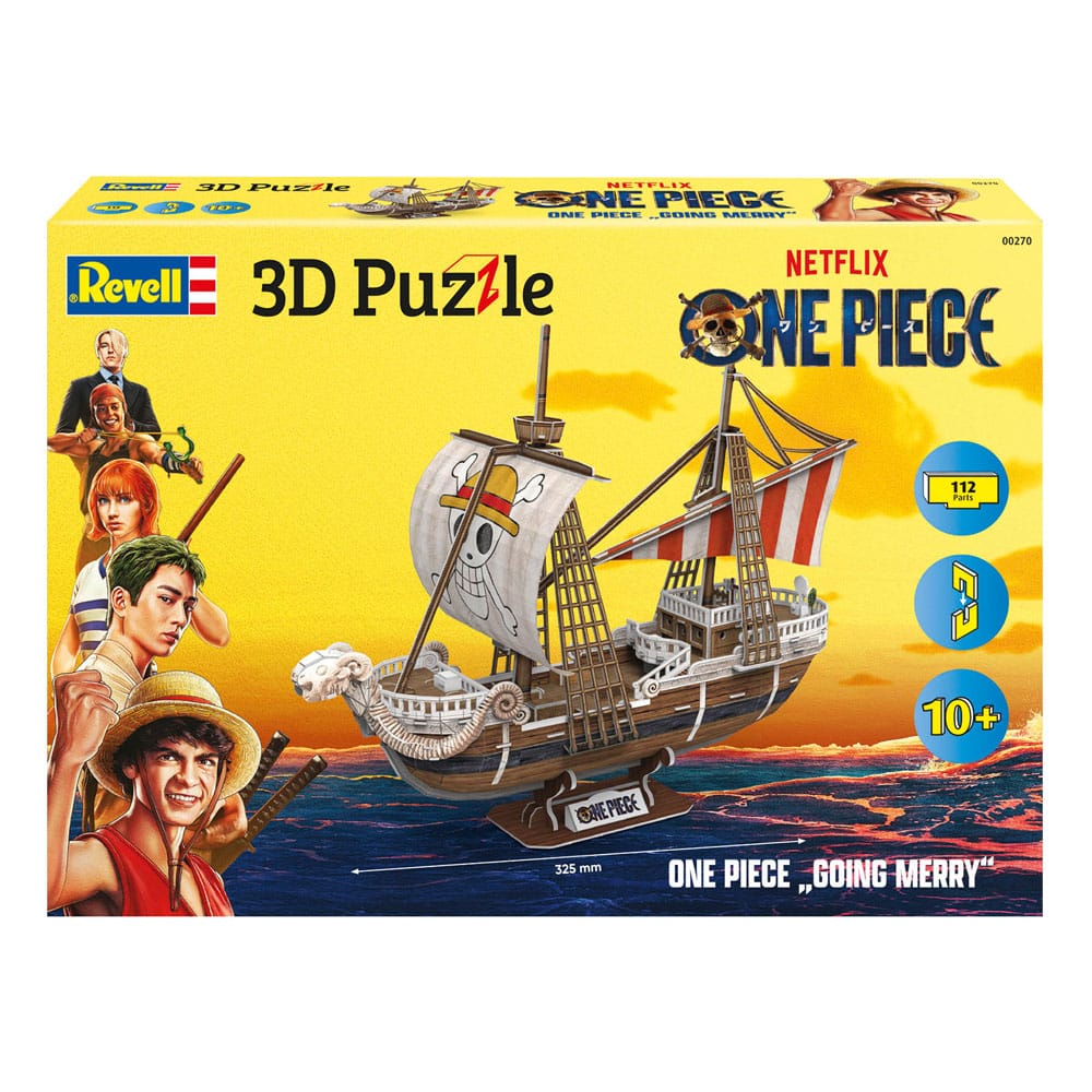 One Piece 3D Puzzle Flying Lamb / Going Merry 32 cm - MangaShop.ro