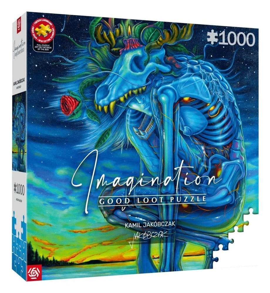 Imagination Series Puzzle Kamil Jakóbczak Bialy Wilk (1000 pieces) - MangaShop.ro