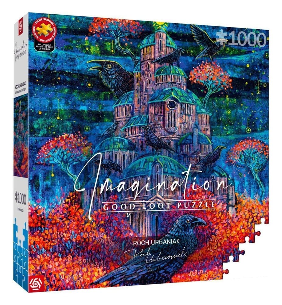 Imagination Series Puzzle Roch Urbaniak Twierdza Pani Kruków (1000 pieces) - MangaShop.ro