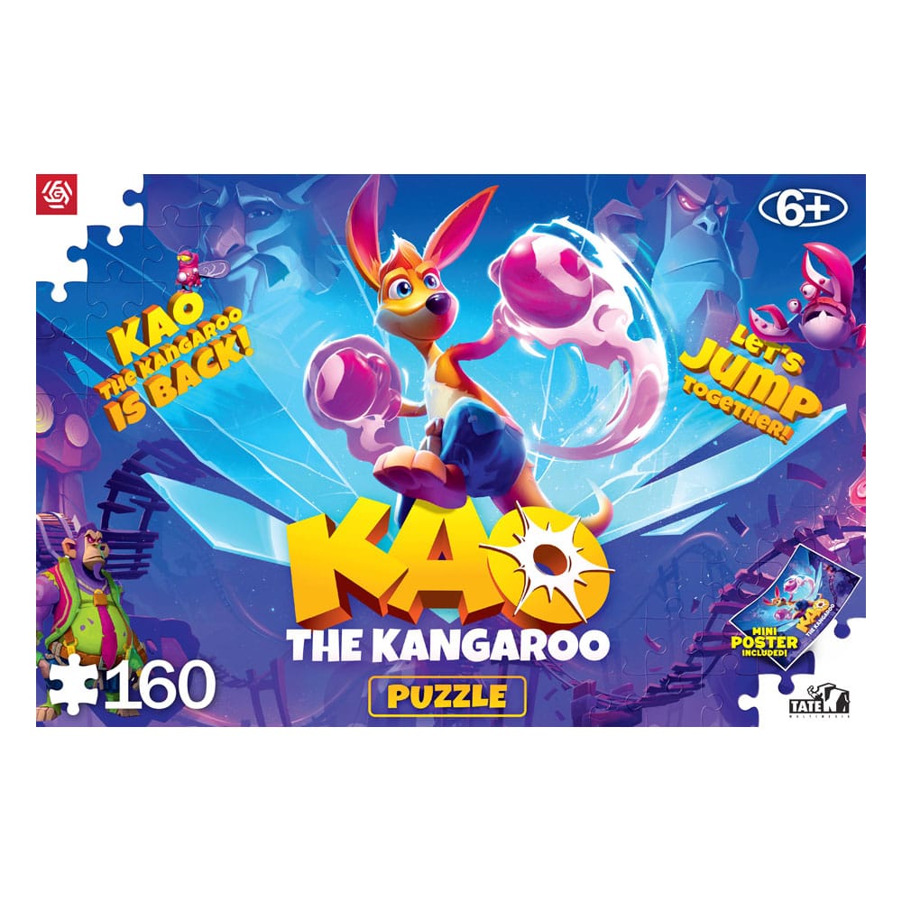 Kao The Kangaroo Kids Puzzle Kao is back (160 pieces) - MangaShop.ro