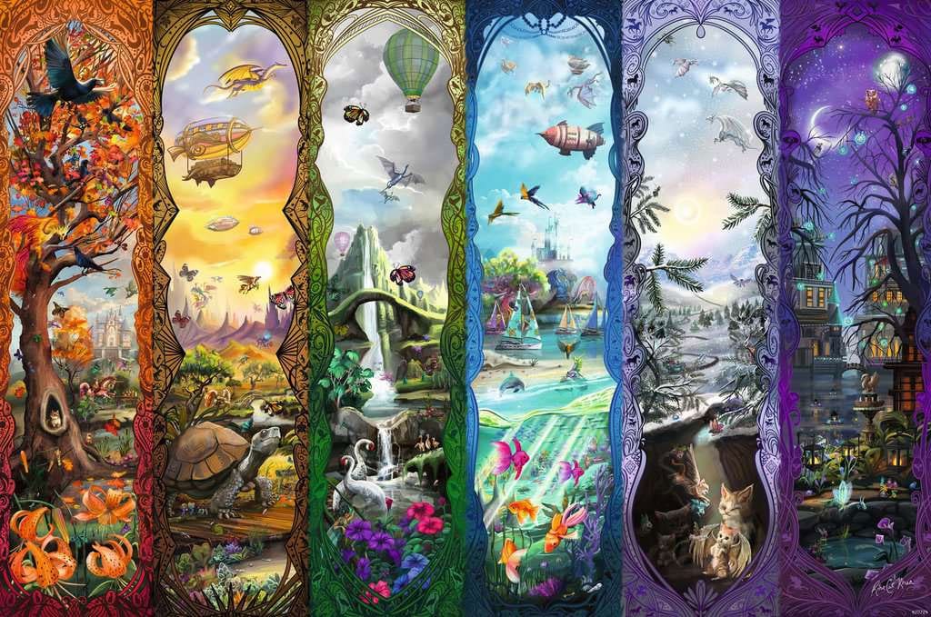 Ravensburger Jigsaw Puzzle The Six Portals (7000 pieces) - MangaShop.ro