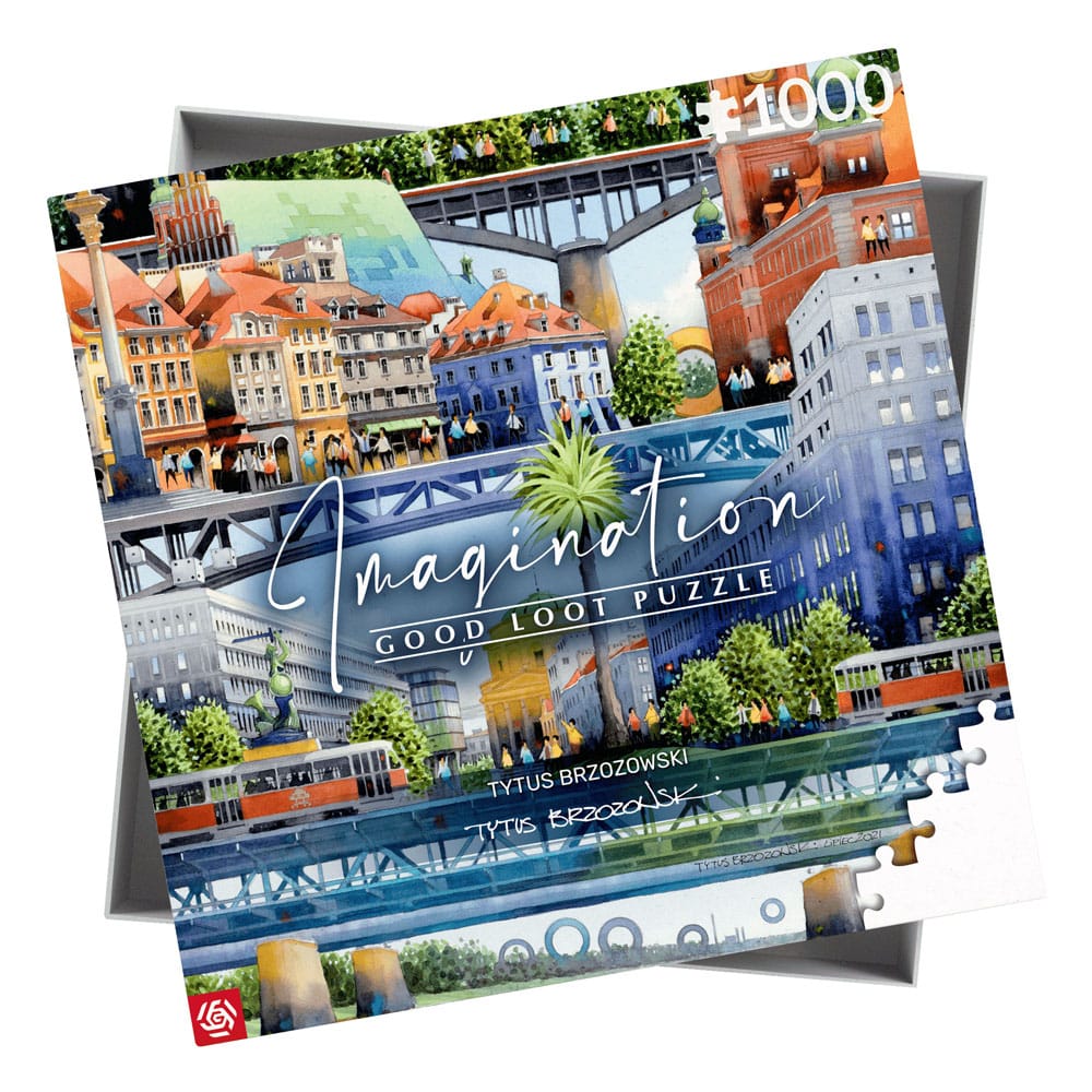 Tytus Brzozowski Imagination Puzzle Warsaw Bridges (1000 pieces) - MangaShop.ro