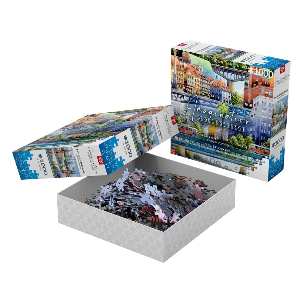 Tytus Brzozowski Imagination Puzzle Warsaw Bridges (1000 pieces) - MangaShop.ro