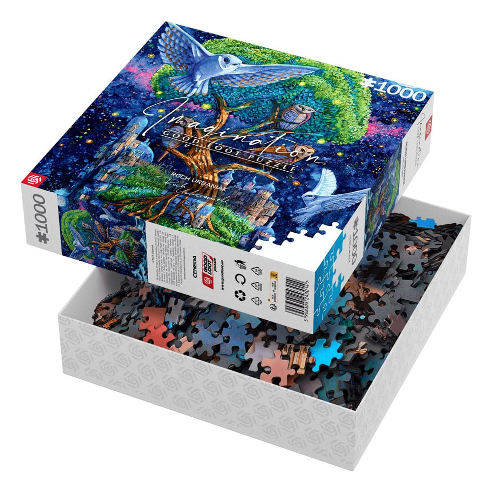 Roch Urbaniak Imagination Puzzle Owl Island / Wyspa Sów (1000 pieces) - MangaShop.ro