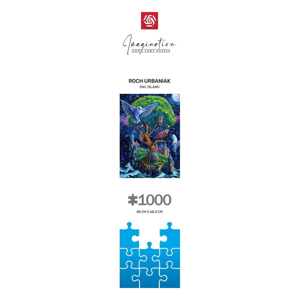 Roch Urbaniak Imagination Puzzle Owl Island / Wyspa Sów (1000 pieces) - MangaShop.ro