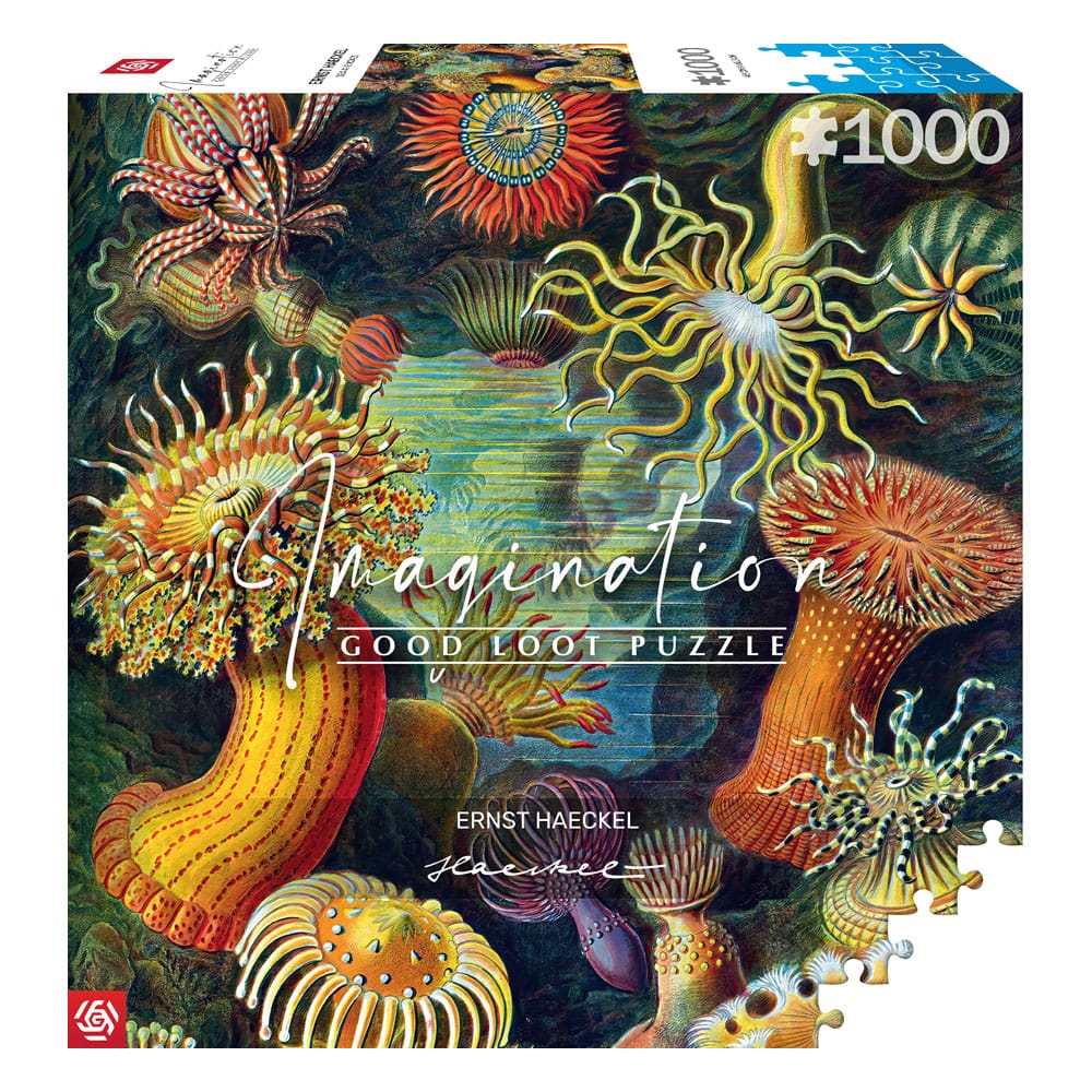 Ernst Haeckel Imagination Puzzle Sea Anemones/Stworzenia morskie (1000 pieces) - MangaShop.ro