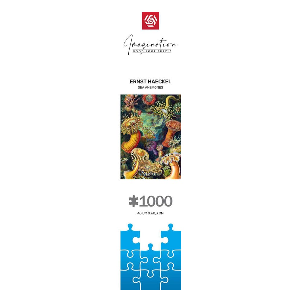 Ernst Haeckel Imagination Puzzle Sea Anemones/Stworzenia morskie (1000 pieces) - MangaShop.ro