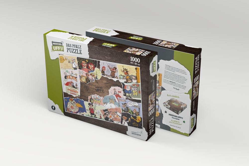 Heer Ma Uff!! - Das Pfalzpuzzle - Jigsaw Puzzle (1000 pieces) - MangaShop.ro