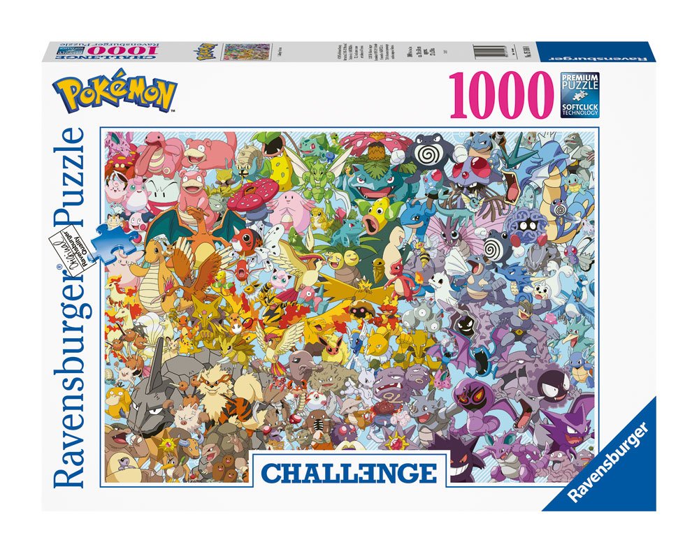 Pokemon Challenge Jigsaw Puzzle Group (1000 pieces) - MangaShop.ro