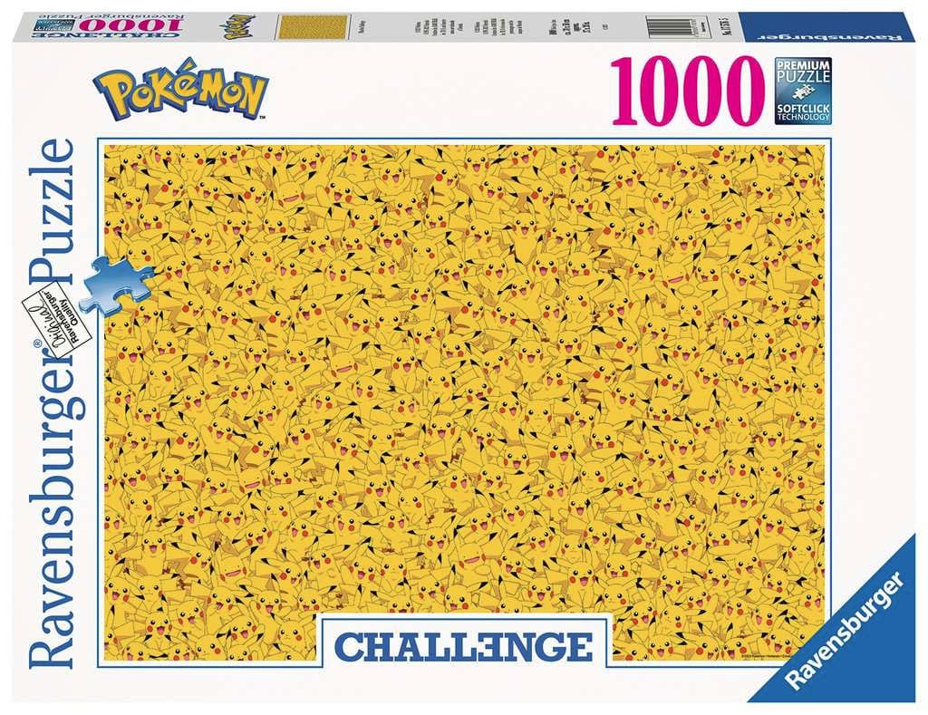 Pokemon Challenge Jigsaw Puzzle Pikachu (1000 pieces) - MangaShop.ro