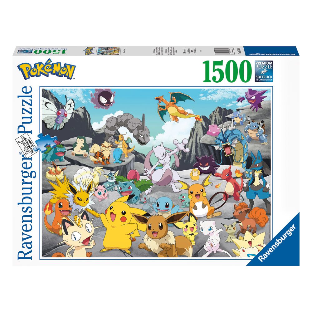 Pokemon Jigsaw Puzzle Pokemon Classics (1500 pieces) - MangaShop.ro