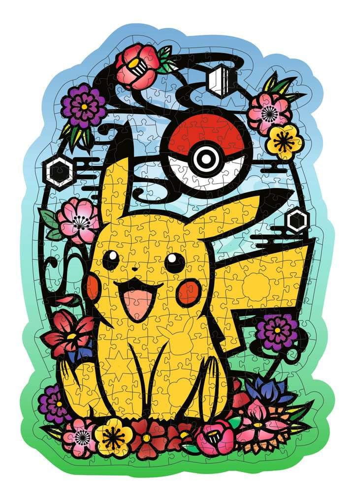 Pokemon WOODEN Jigsaw Puzzle Pikachu (300 pieces) - MangaShop.ro