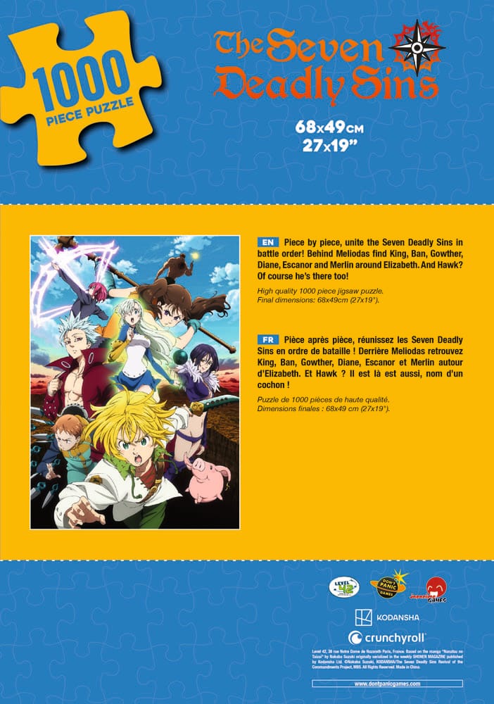 Seven Deadly Sins Puzzle Characters (1000 pieces) - MangaShop.ro
