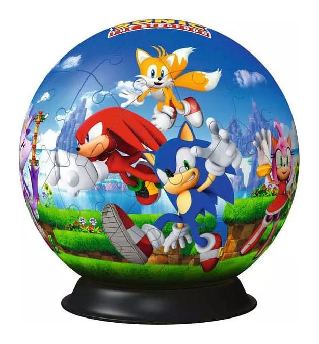 Sonic - The Hedgehog 3D Puzzle Characters Puzzle Ball (72 Pieces) - MangaShop.ro
