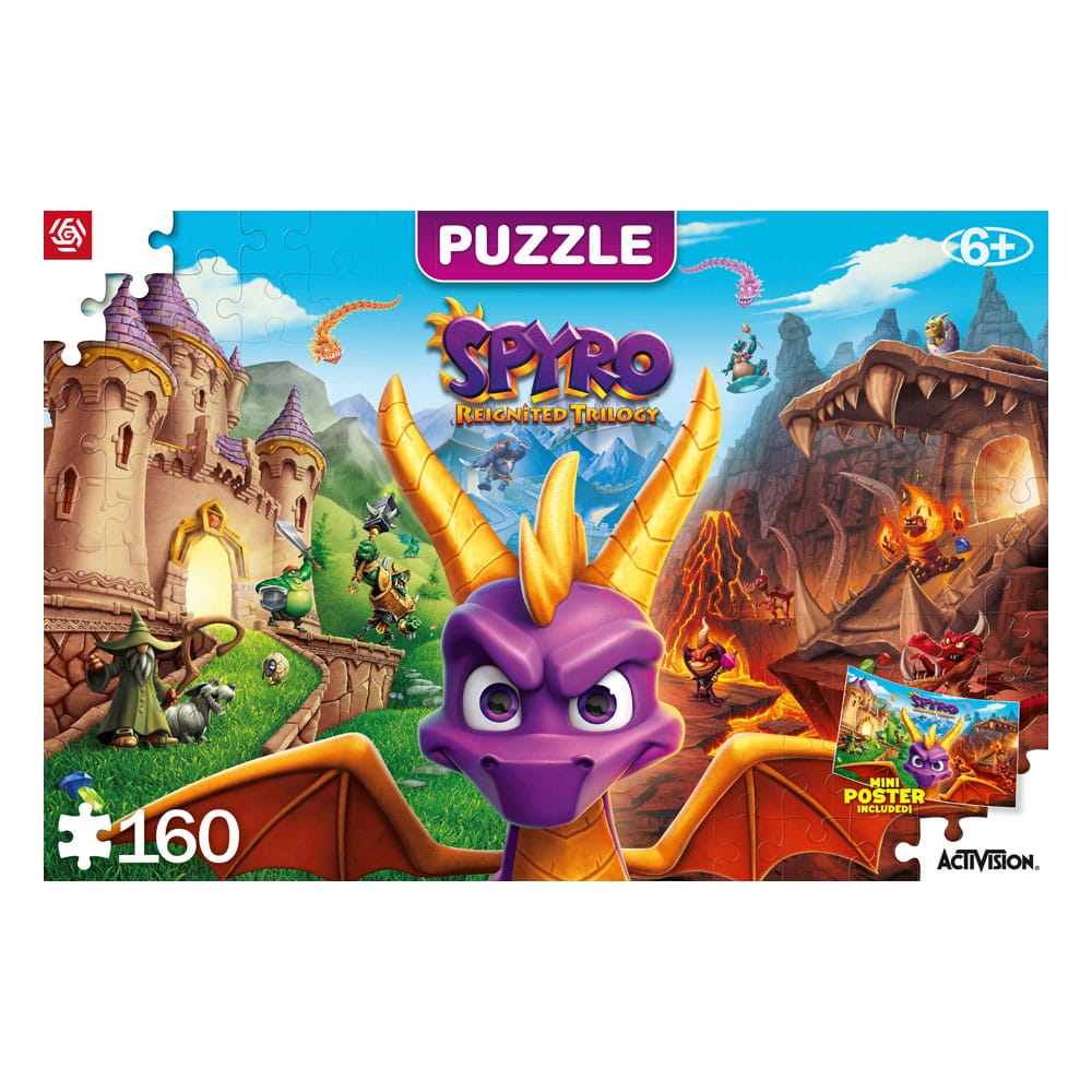 Spyro Reignited Trilogy Kids Puzzle (160 pieces) - MangaShop.ro