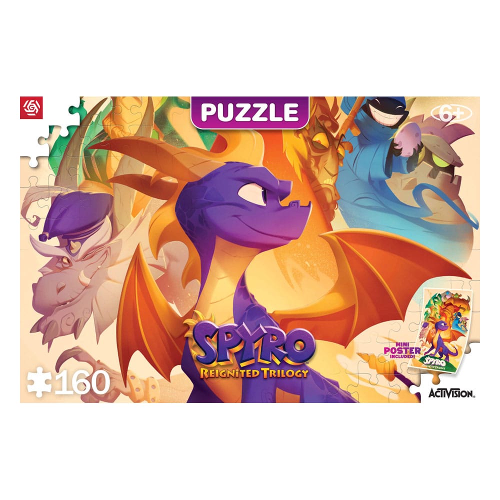 Spyro Reignited Trilogy Kids Puzzle Heroes (160 pieces) - MangaShop.ro