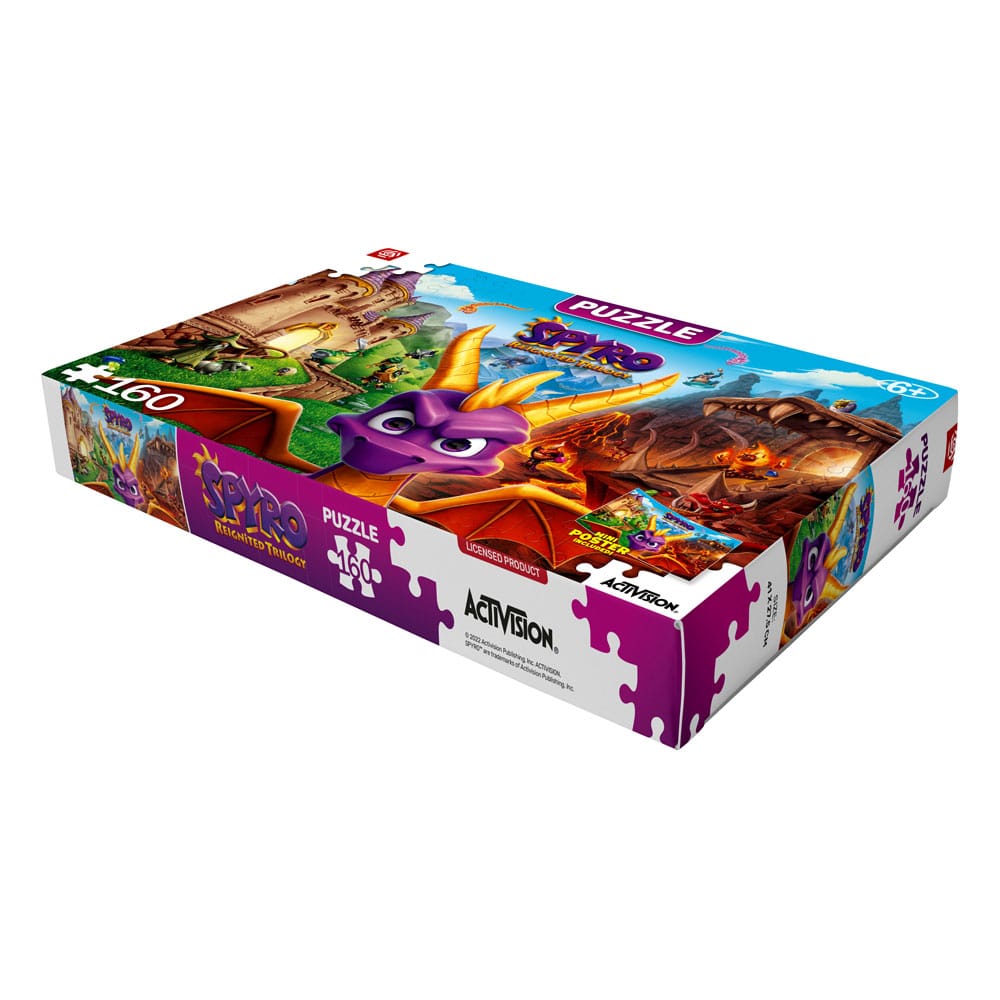 Spyro Reignited Trilogy Kids Puzzle (160 pieces) - MangaShop.ro