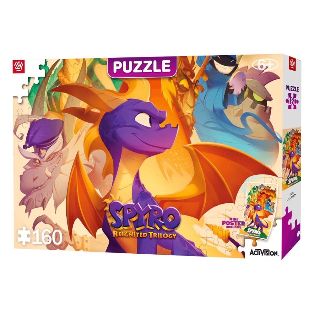 Spyro Reignited Trilogy Kids Puzzle Heroes (160 pieces) - MangaShop.ro