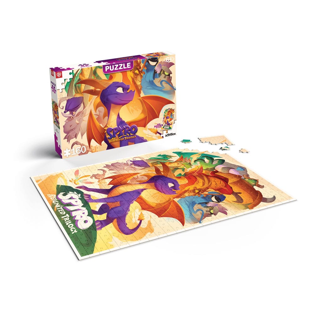 Spyro Reignited Trilogy Kids Puzzle Heroes (160 pieces) - MangaShop.ro