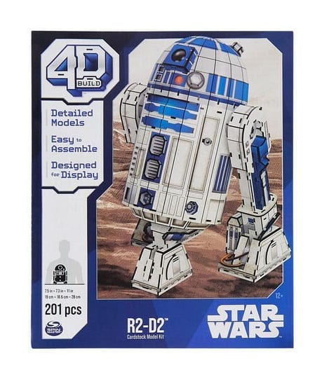 Star Wars: 4D Build - R2-D2 3D Puzzle - MangaShop.ro