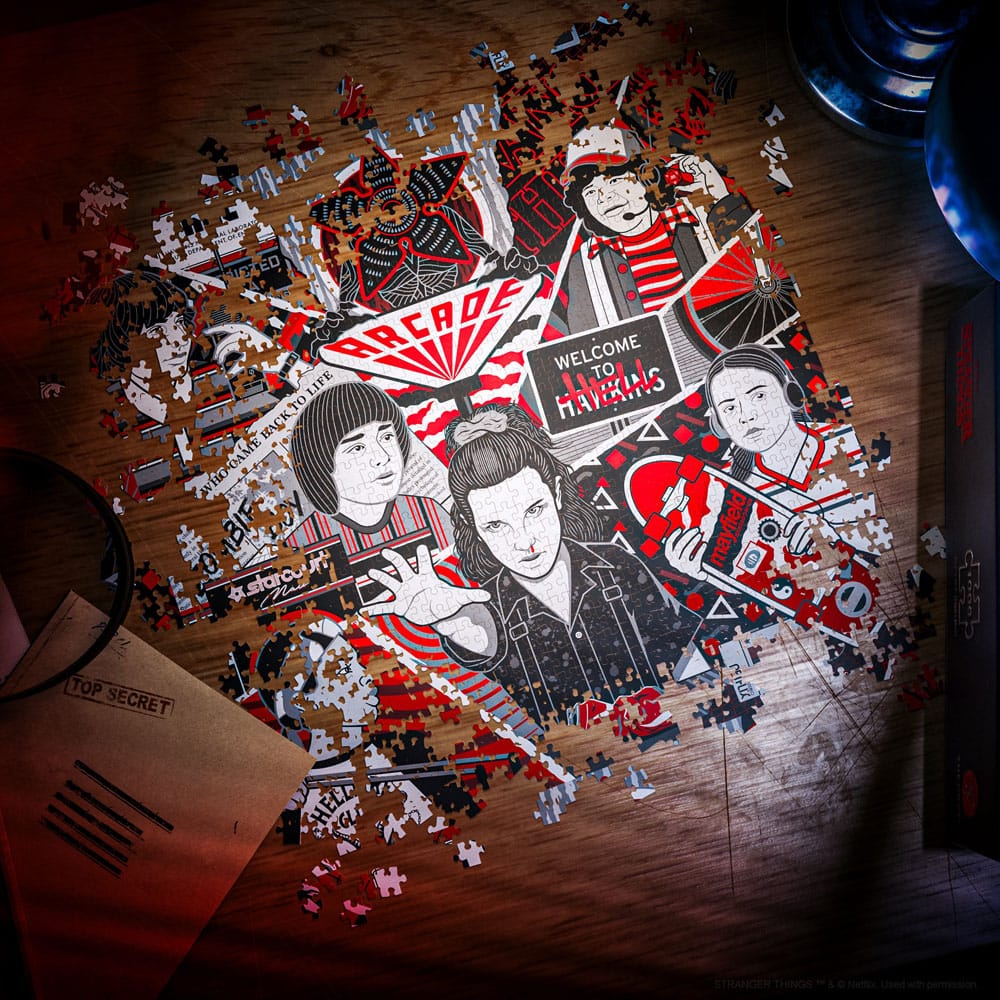Stranger Things multi-dimensional puzzle (1000 pieces) - MangaShop.ro