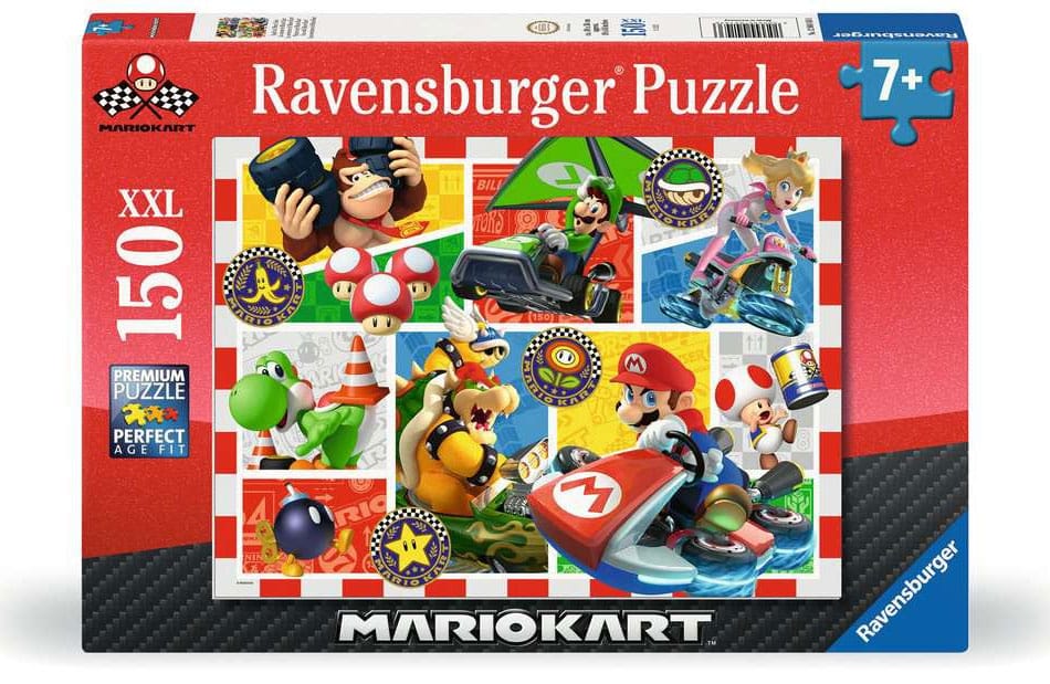 Super Mario Children's Jigsaw Puzzle XXL Fun with Mario Kart (150 pieces) - MangaShop.ro