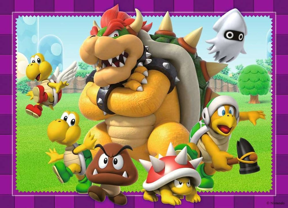 Super Mario Puzzle 4-Pack Time for Mario! (4x100 Pieces) - MangaShop.ro