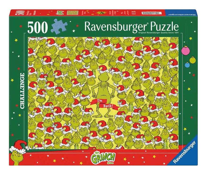 The Grinch Jigsaw Puzzle Challenge Merry Grinchmas (500 pieces) - MangaShop.ro