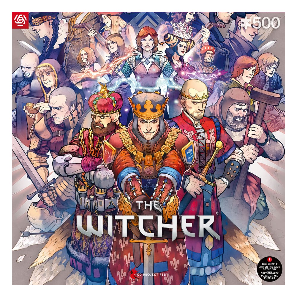The Witcher Gaming Puzzle Northern Realms (500 pieces) - MangaShop.ro