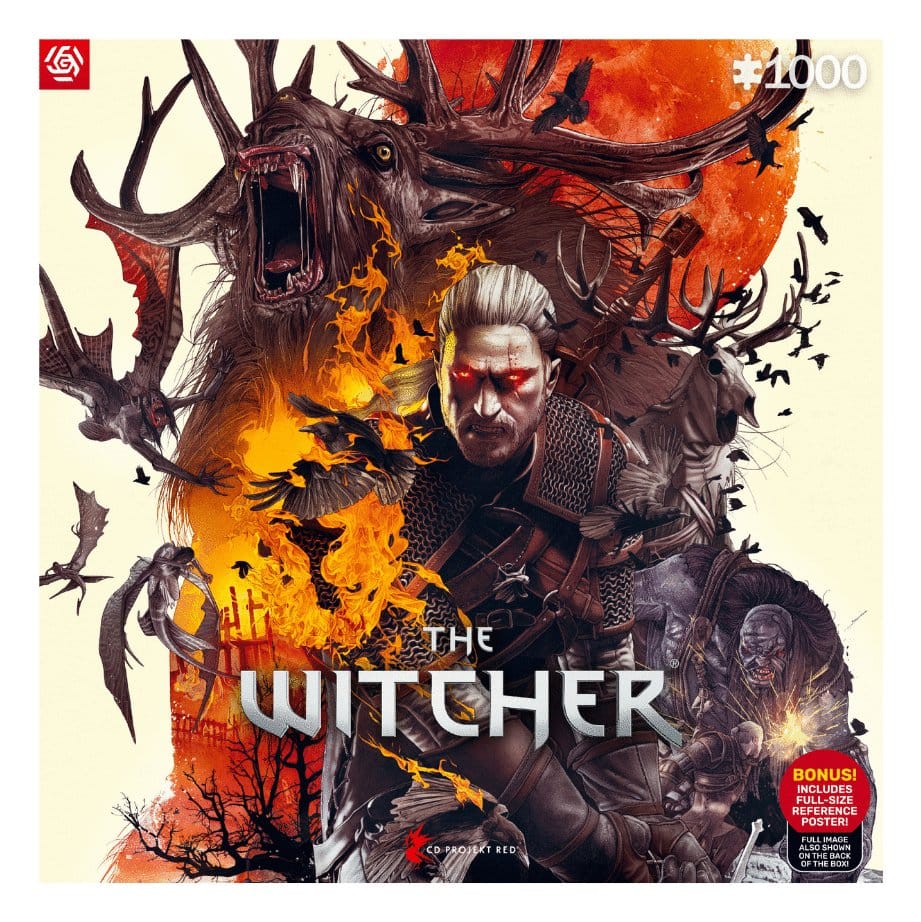 The Witcher Puzzle Monsters (1000 pieces) - MangaShop.ro