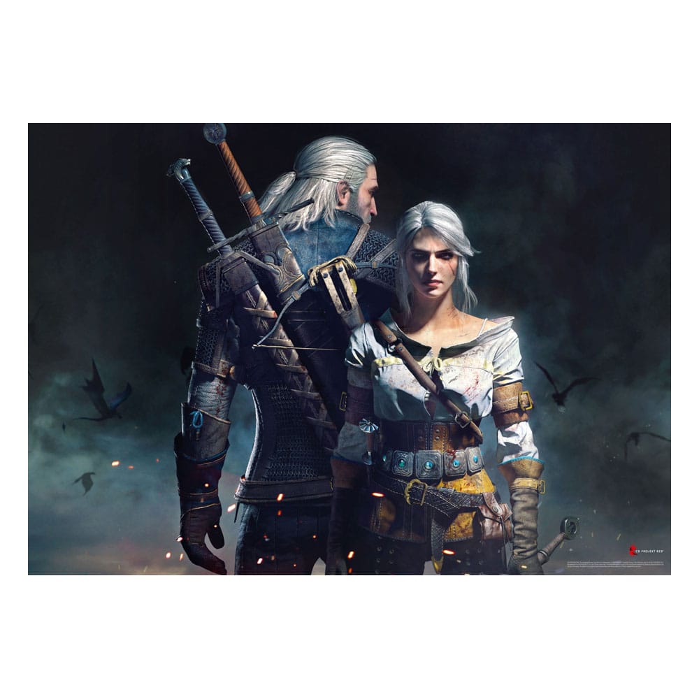 The Witcher Gaming Puzzle Geralt & Ciri (1000 pieces) - MangaShop.ro