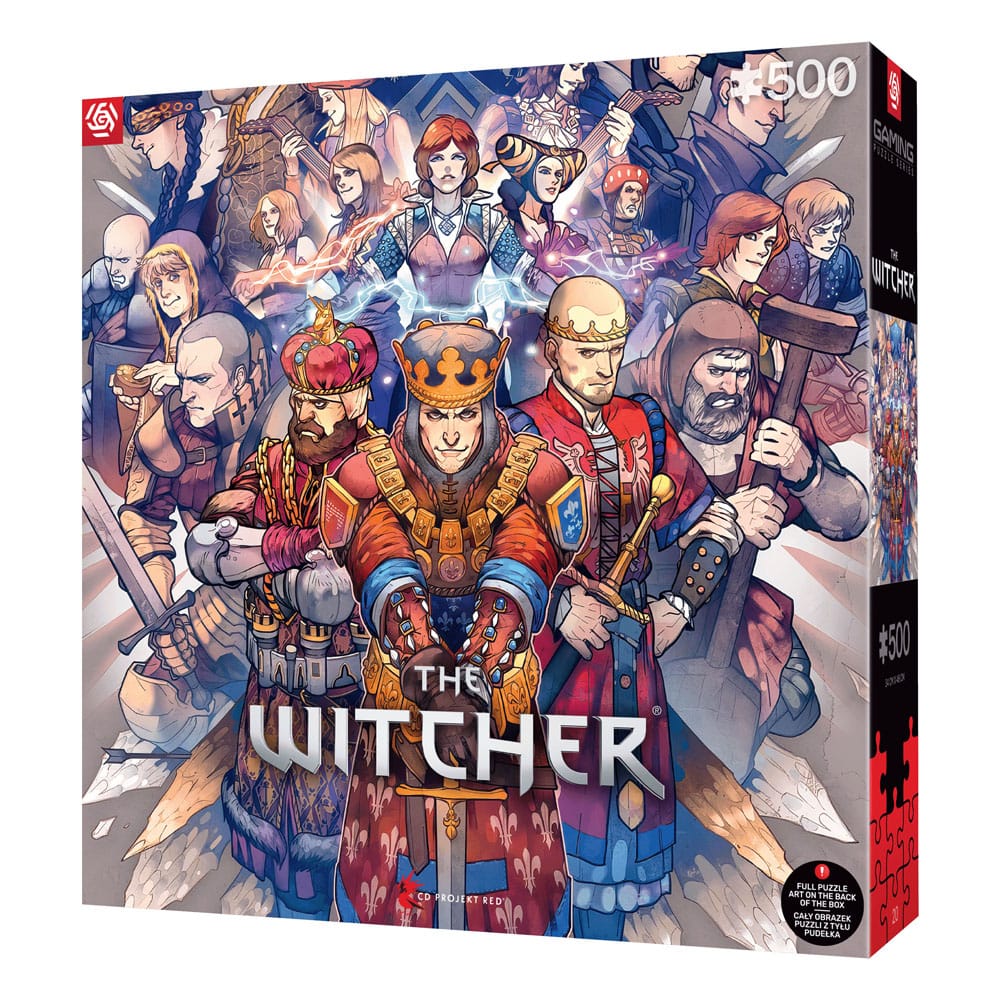 The Witcher Gaming Puzzle Northern Realms (500 pieces) - MangaShop.ro