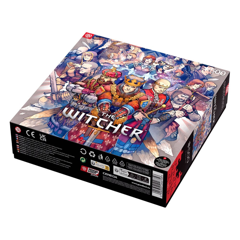 The Witcher Gaming Puzzle Northern Realms (500 pieces) - MangaShop.ro