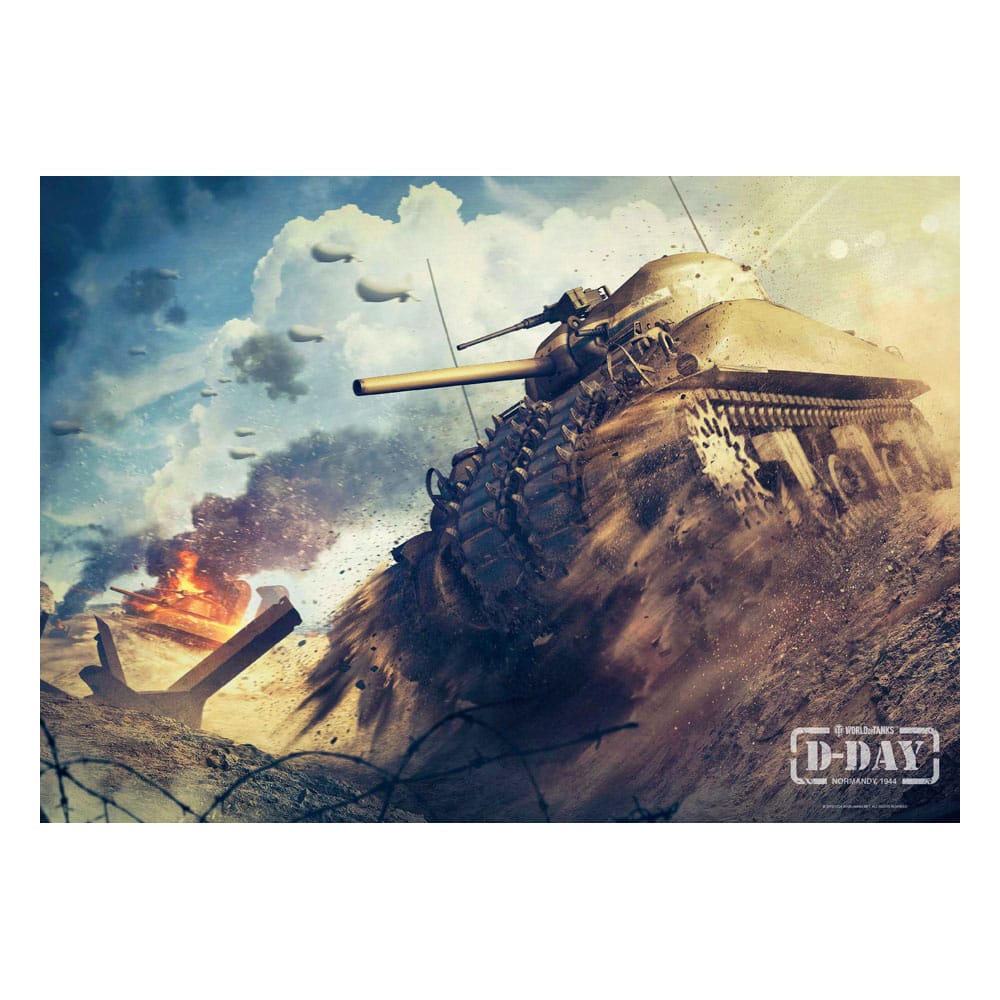 World of Tanks Gaming Puzzle D-Day (1000 pieces) - MangaShop.ro