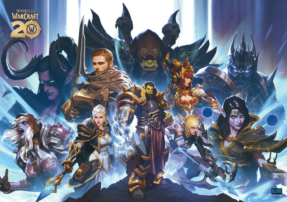World of Warcraft Puzzle 20th Anniversary (1000 pieces) - MangaShop.ro