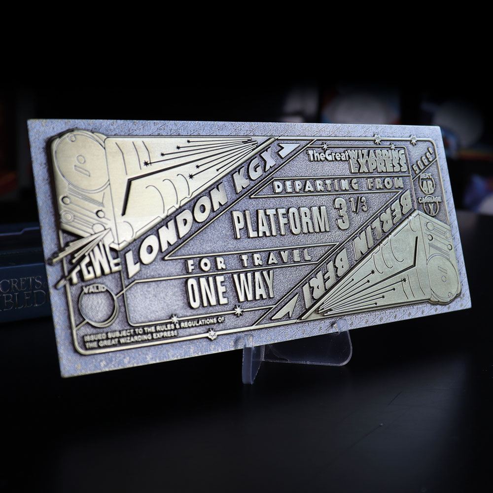 Fantastic Beasts Replica The Great Wizarding Express Limited Edition Train Ticket - MangaShop.ro
