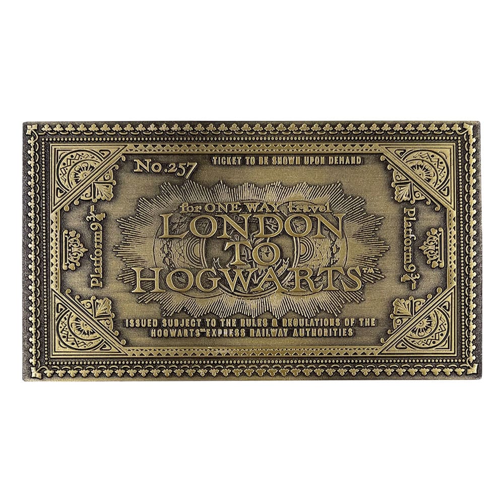 Harry Potter Replica Hogwarts Train Ticket Limited Edition - MangaShop.ro