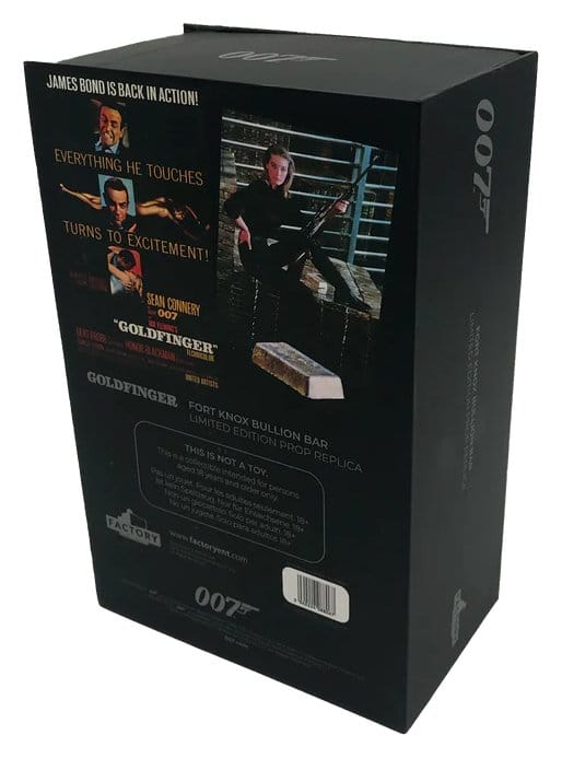 James Bond Prop Replica 1/1 Goldfinger Fort Knox Bullion Bar 25 cm Limited Edition - MangaShop.ro