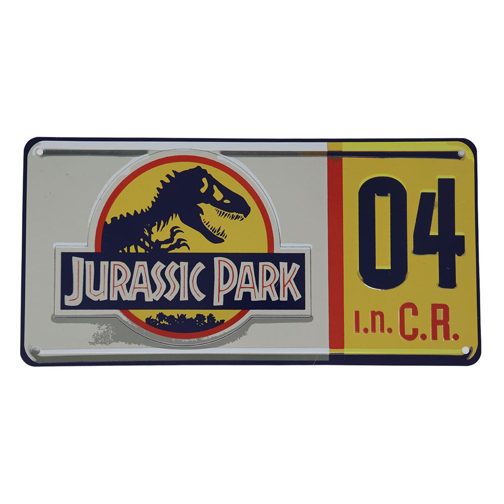 Jurassic Park Replica 1/1 Dennis Nedry 04 License Plate - MangaShop.ro