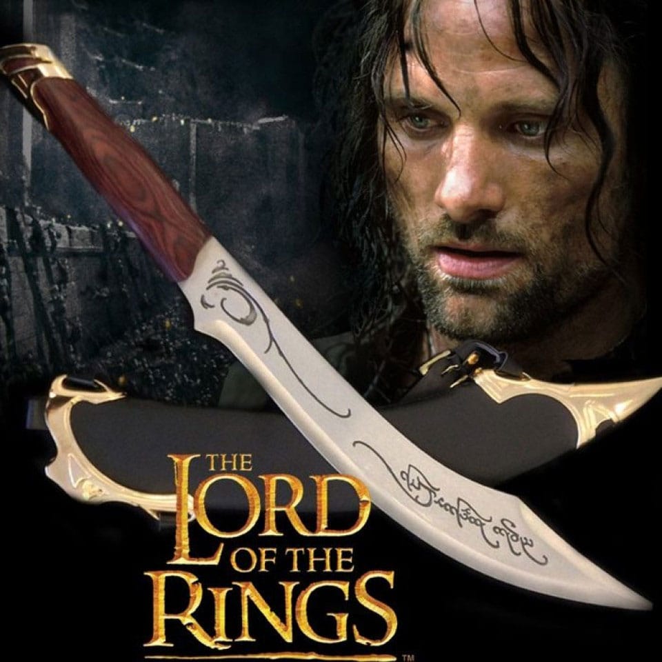 LOTR Replica 1/1 Elven Knife of Aragorn 50 cm - MangaShop.ro