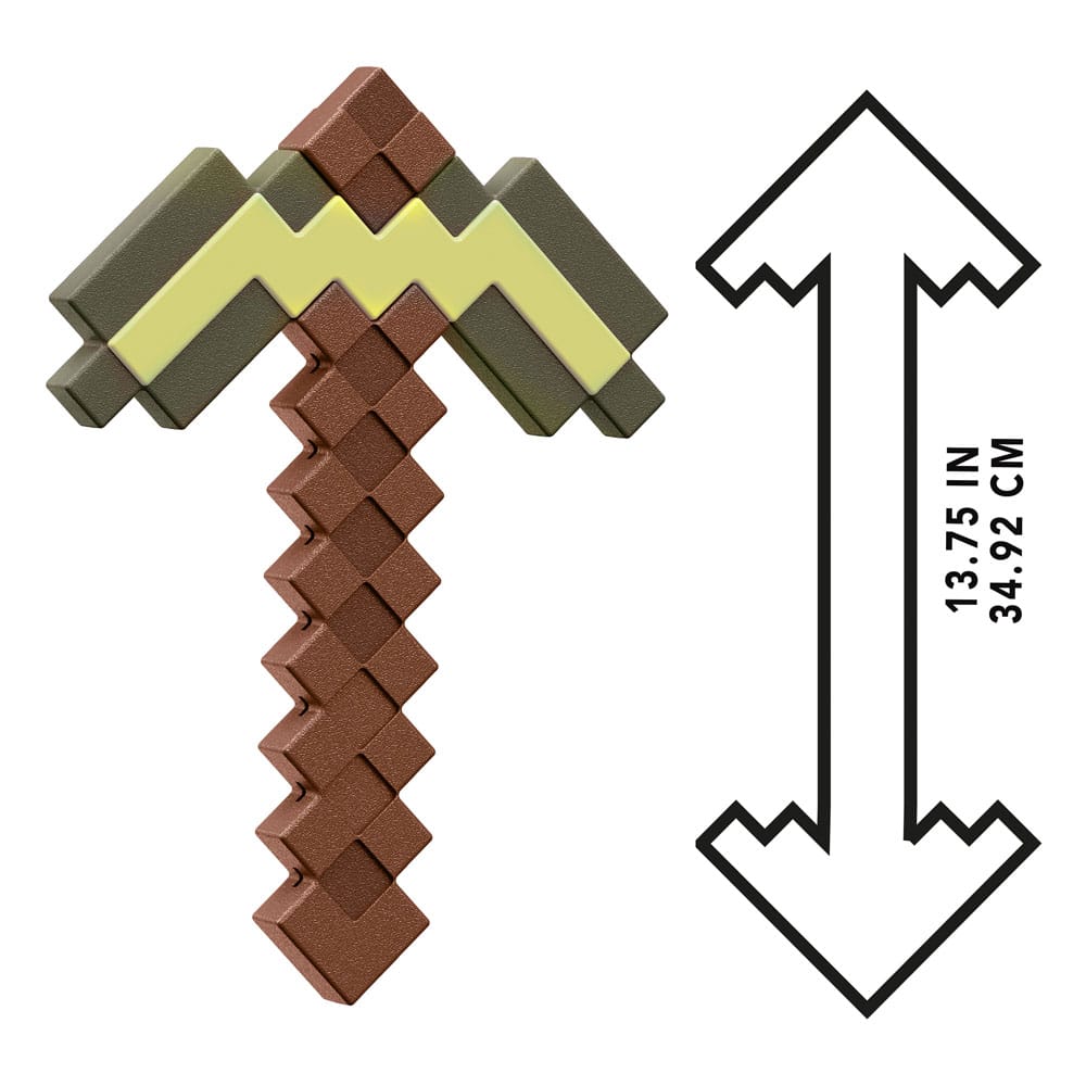 Minecraft Roleplay Replica Gold Pickaxe - MangaShop.ro