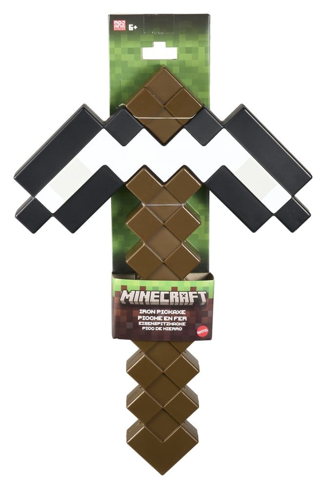 Minecraft Roleplay Replica Iron Pickaxe 35 cm - MangaShop.ro