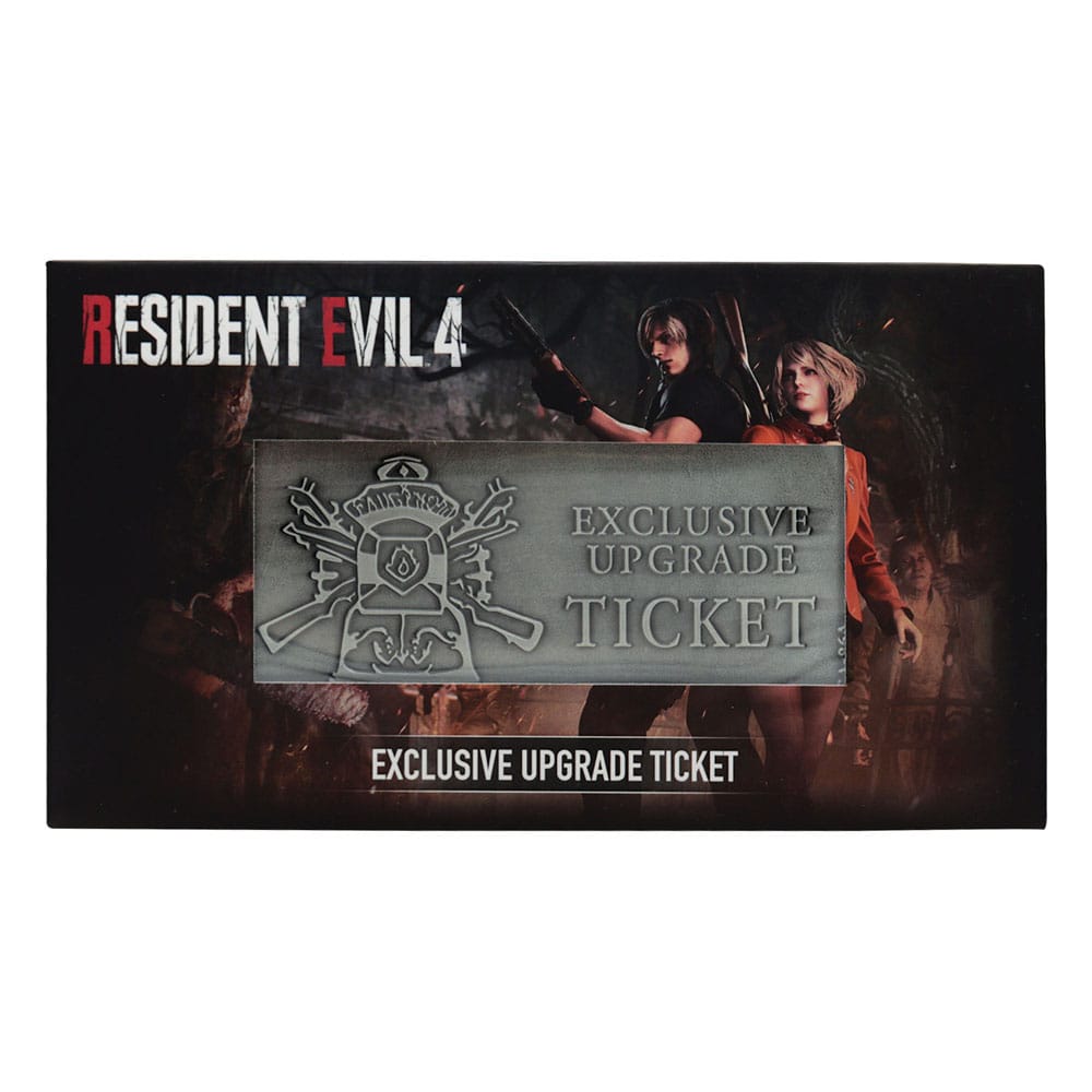 Resident Evil 4 Replica 1/1 Metal Exclusive Upgrade Ticket - MangaShop.ro