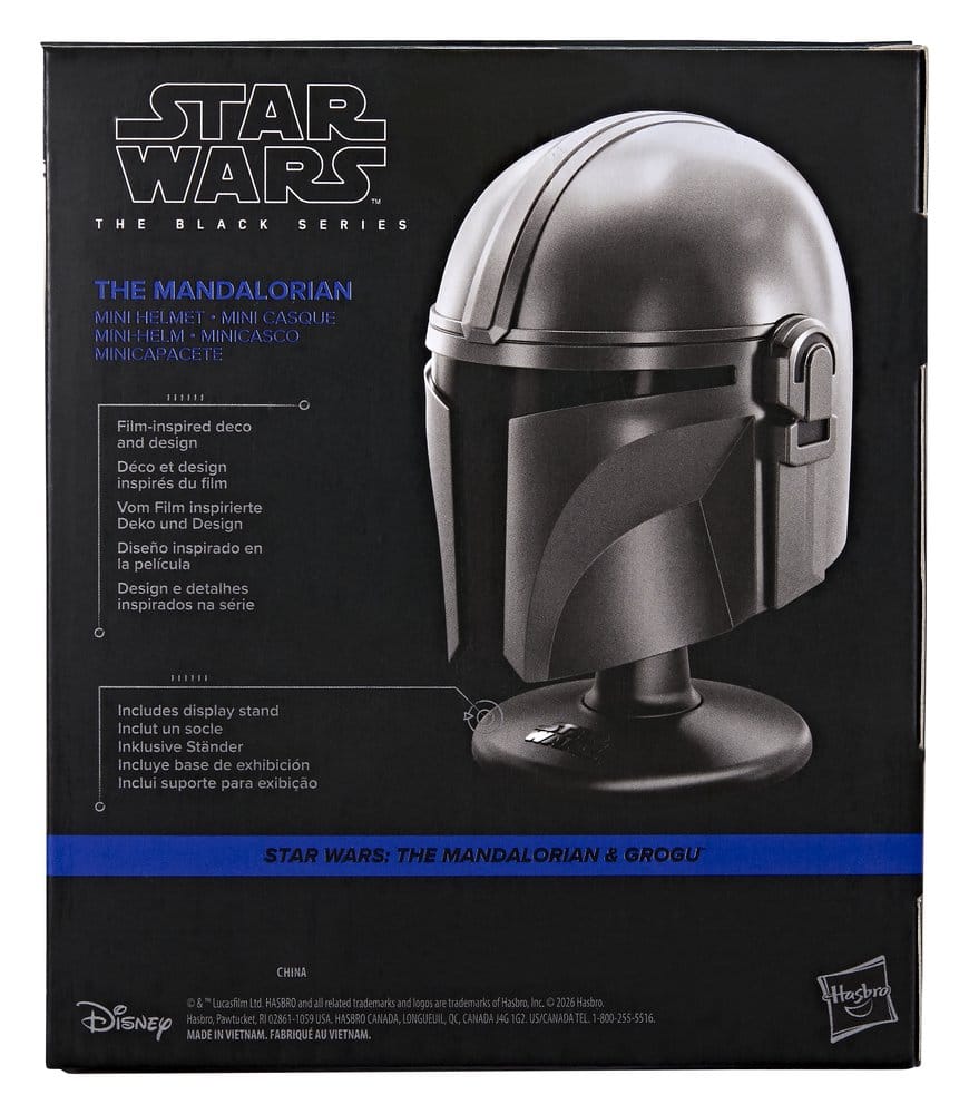 Star Wars: The Mandalorian & Grogu Black Series Mini Helmet The Mandalorian - MangaShop.ro