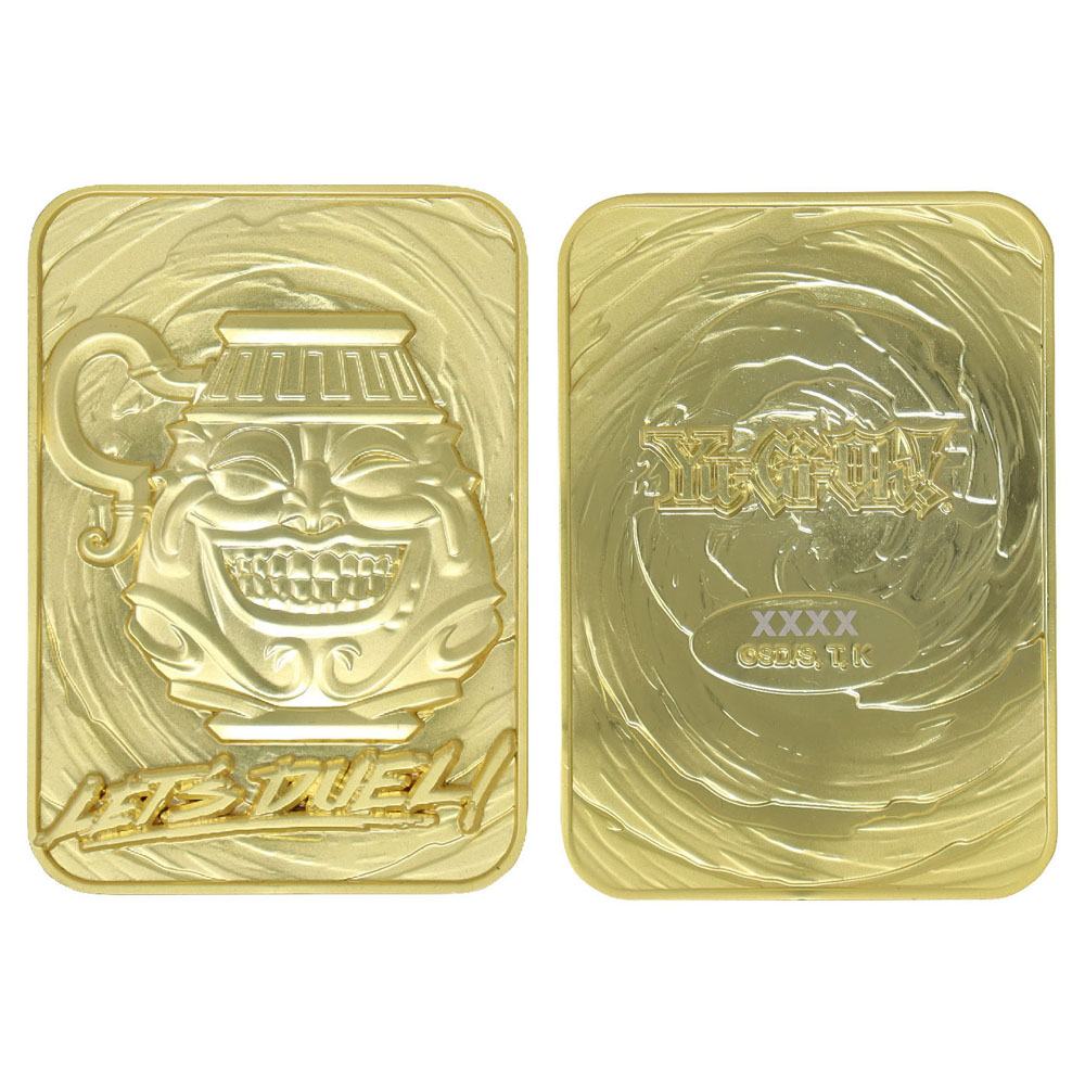 Yu-Gi-Oh! Replica Card Pot of Greed (gold plated) - MangaShop.ro