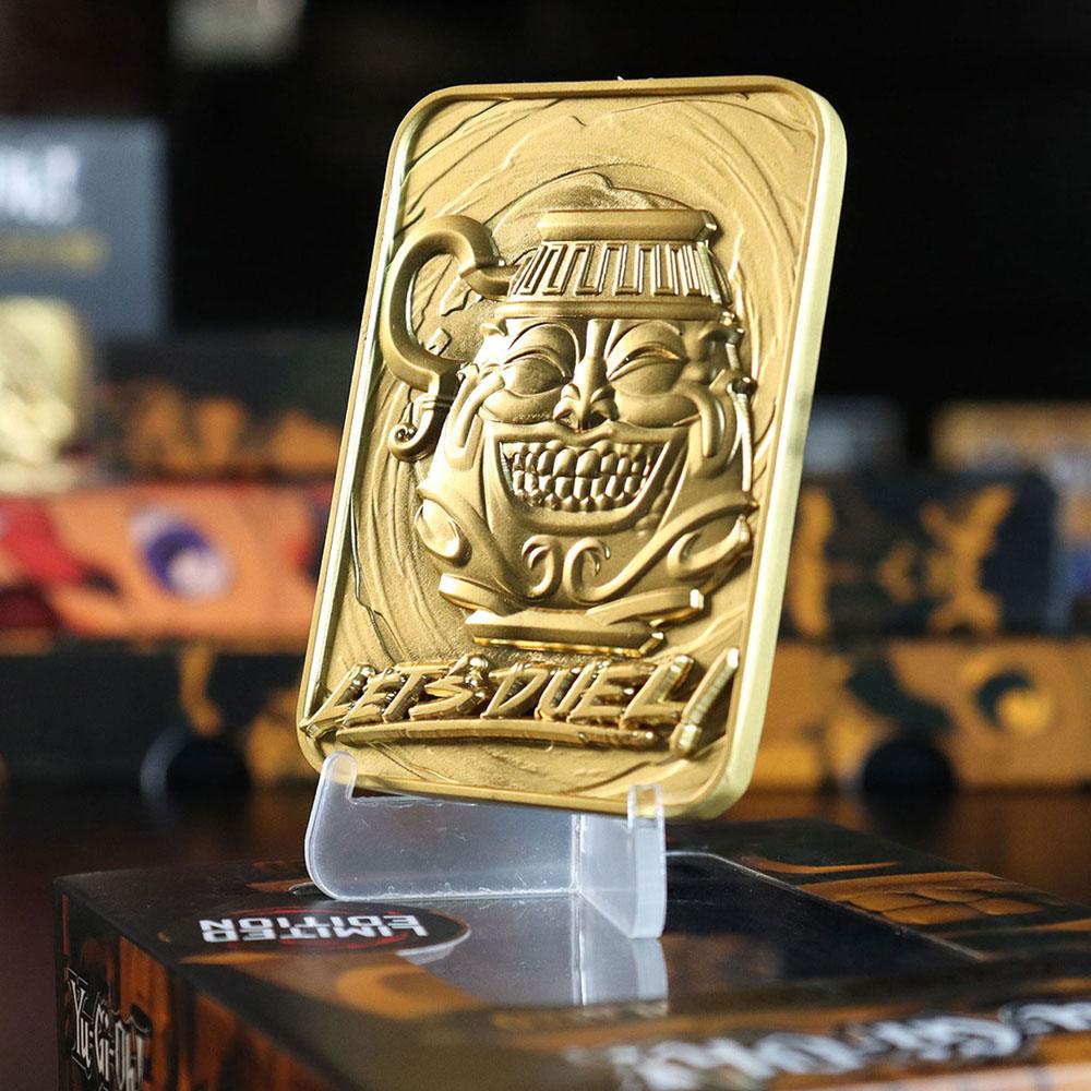 Yu-Gi-Oh! Replica Card Pot of Greed (gold plated) - MangaShop.ro